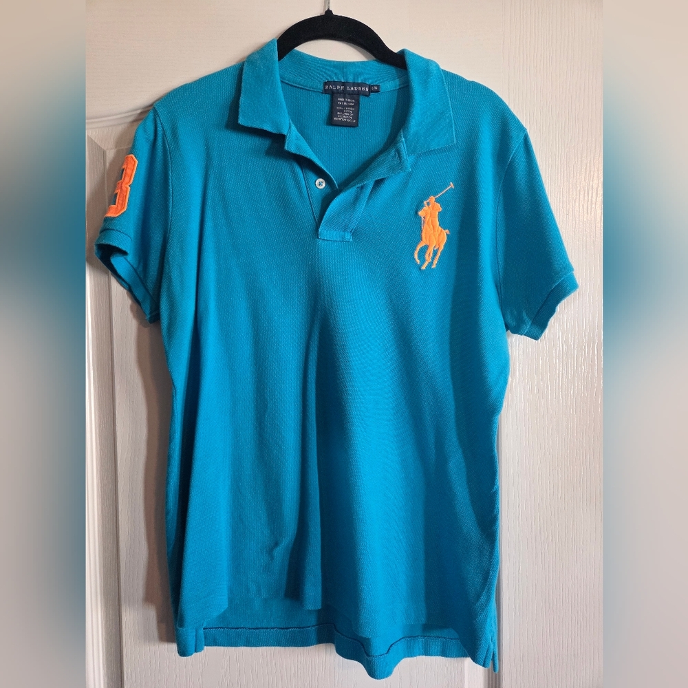 Ralph Lauren Women's Blue Polo Shirt